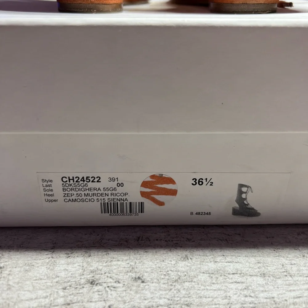 Chloe Sierra Camoscio Heels Size 6.5 (36.5) - Picture 6 of 6